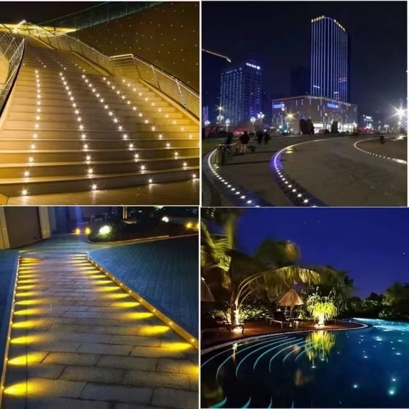 DC12V LED fountain Swimming pool Underwater Light IP68 Waterproof Outdoor Garden courtyard Pathway Step Deck Undergroud Lamp
