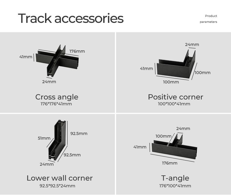 High Quality 360 Degree Adjustable PC Spot 5W LED Track Light Modern Aluminum Design for Shop Office Exhibition Cob Chip Rail