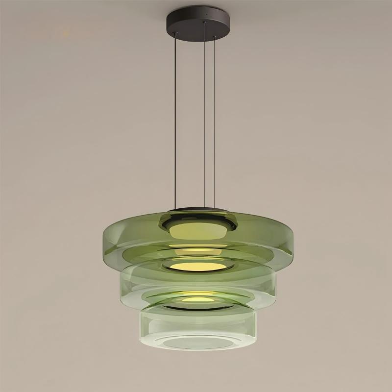 LED Luxury Glass Pendant Light Adjustable Hanging Chandelier Kitchen Island Pendant Lamp For Living Room Bedroom Dining Lighting
