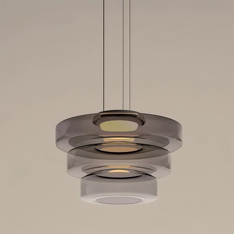 LED Luxury Glass Pendant Light Adjustable Hanging Chandelier Kitchen Island Pendant Lamp For Living Room Bedroom Dining Lighting