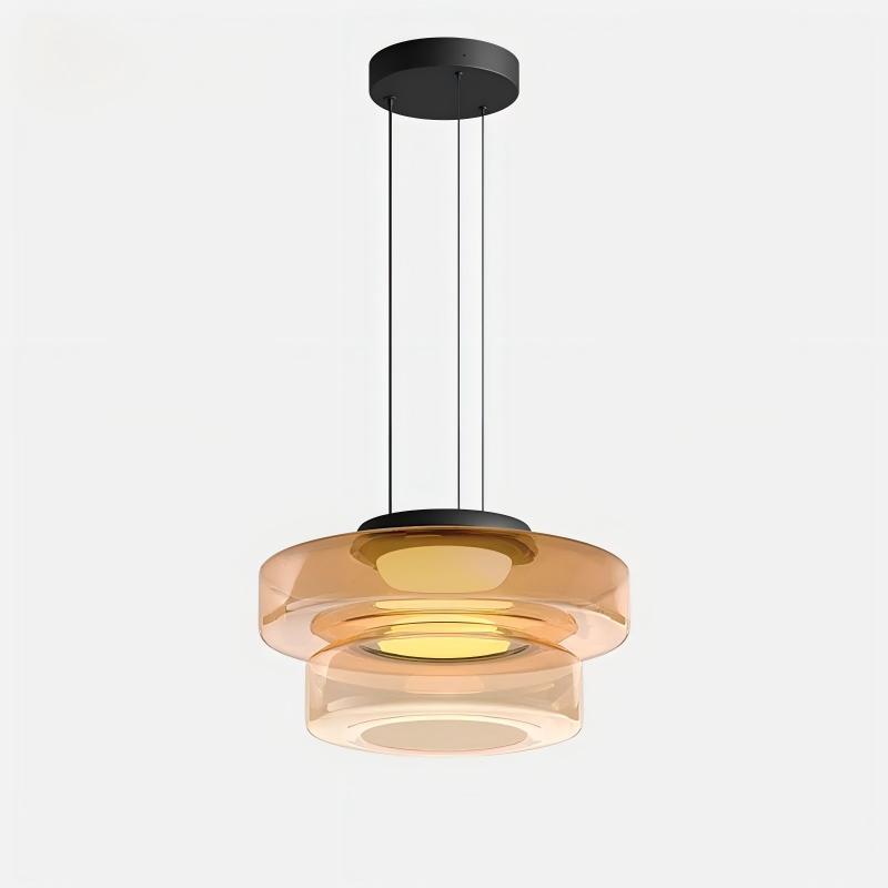 LED Luxury Glass Pendant Light Adjustable Hanging Chandelier Kitchen Island Pendant Lamp For Living Room Bedroom Dining Lighting