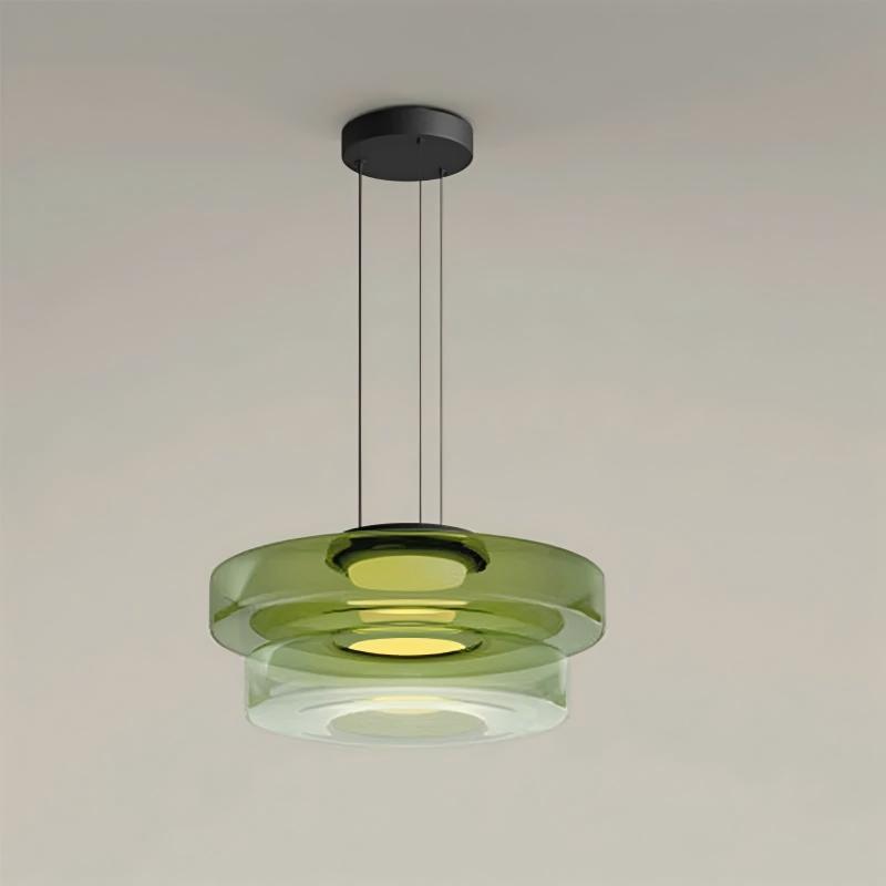 LED Luxury Glass Pendant Light Adjustable Hanging Chandelier Kitchen Island Pendant Lamp For Living Room Bedroom Dining Lighting