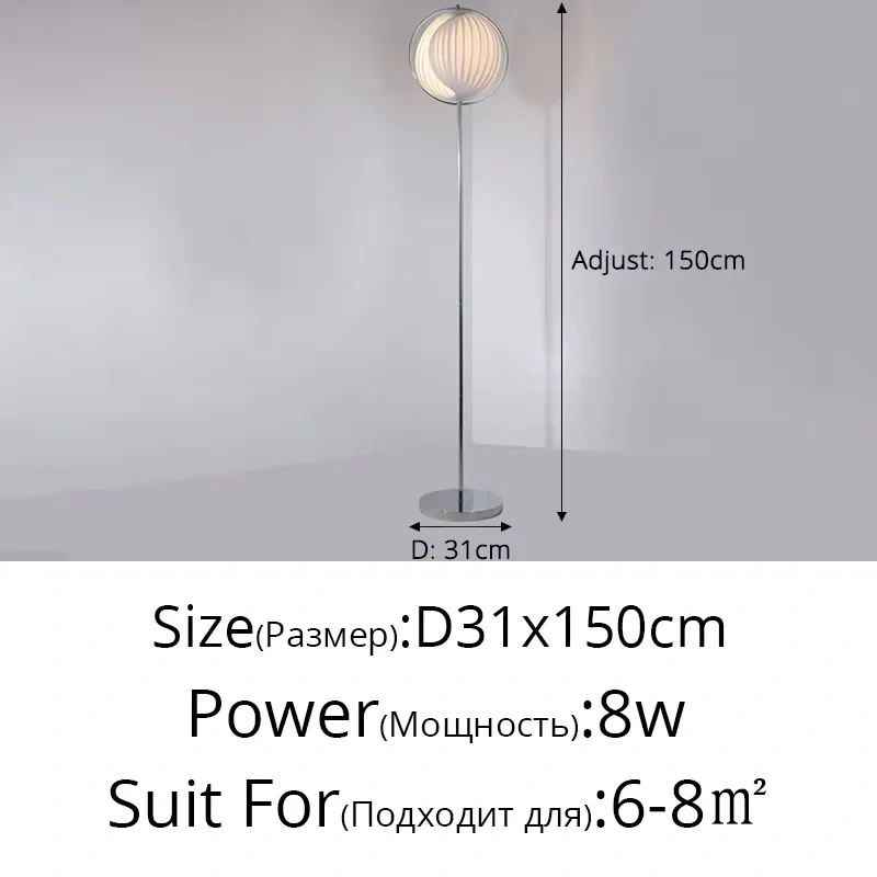 Moon-Shaped Floor Lamp Rotatable Bedside Lighting DIY Adjustable Ambience Lamp LED Mood Light for Bedroom Living Room Decoration