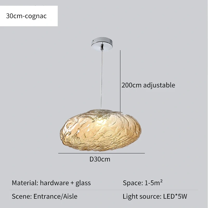 Nordic LED Pendant Light For Living Room Bedroom Dining Room Bar Modern Glass Ceilings Chandelier E27 Bulb Decorate Hanging Lamp