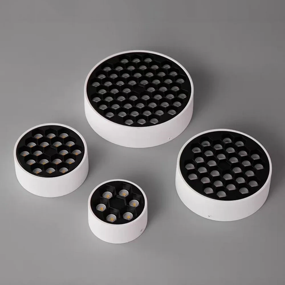 Full spectrum ultra 12W/20W/30W40W household thin surface mounted spotlights