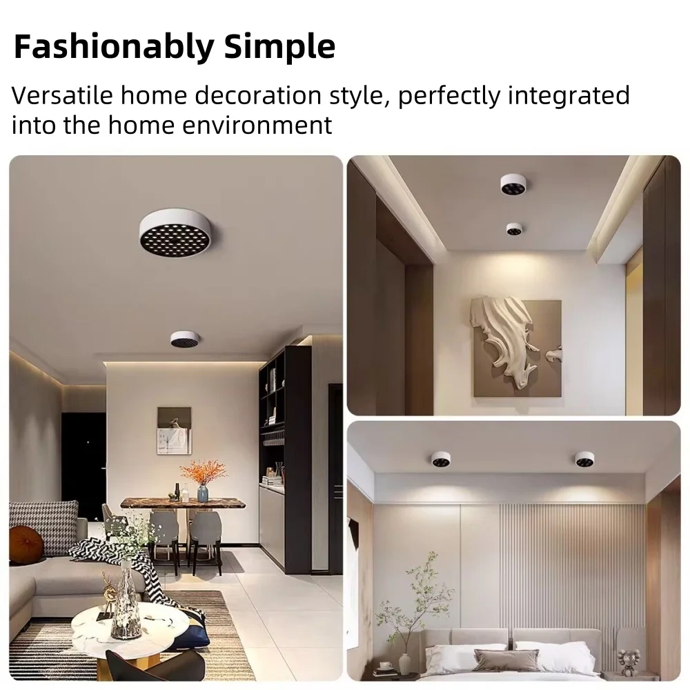 Full spectrum ultra 12W/20W/30W40W household thin surface mounted spotlights