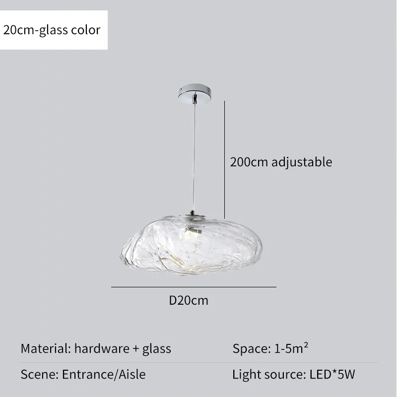 Nordic LED Pendant Light For Living Room Bedroom Dining Room Bar Modern Glass Ceilings Chandelier E27 Bulb Decorate Hanging Lamp