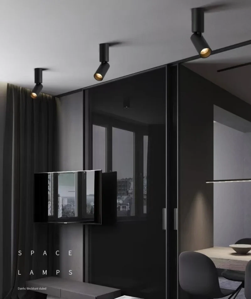 Rotating Surface Mounted Foldable LED Spotlight 10W20W Dimmable Anti Glare AC110-220V ceiling Downlight Lamp Indoor Bar Counter
