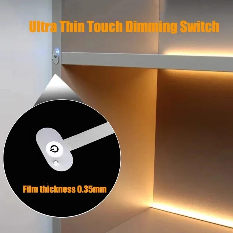 Kitchen Led Under Cabinet Lamp Wardrobe Bookcase Layer Shelf Led Bar 45 Oblique Light Aluminum Profile Closet Furniture Lighting