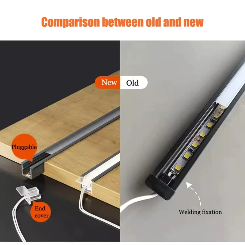 Led Cabinet Light 12V Led Aluminum Profile Hard Strip Light Display Cabinet Wine Cabinet Spot Light Closet Furniture Lighting