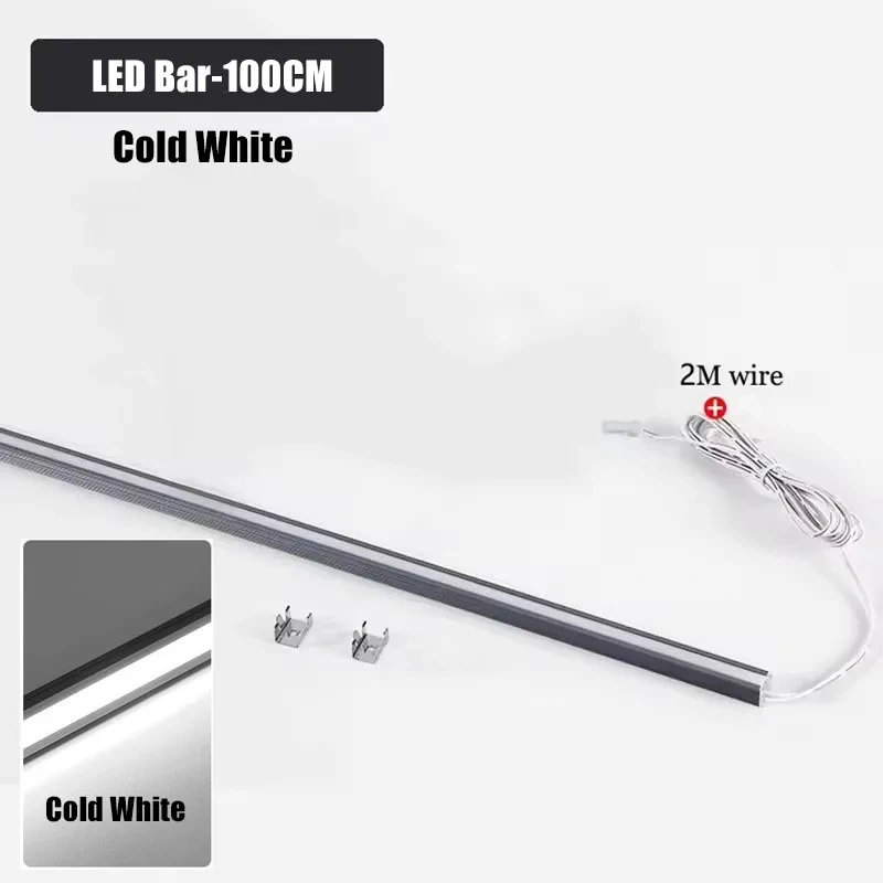 Led Cabinet Light 12V Led Aluminum Profile Hard Strip Light Display Cabinet Wine Cabinet Spot Light Closet Furniture Lighting