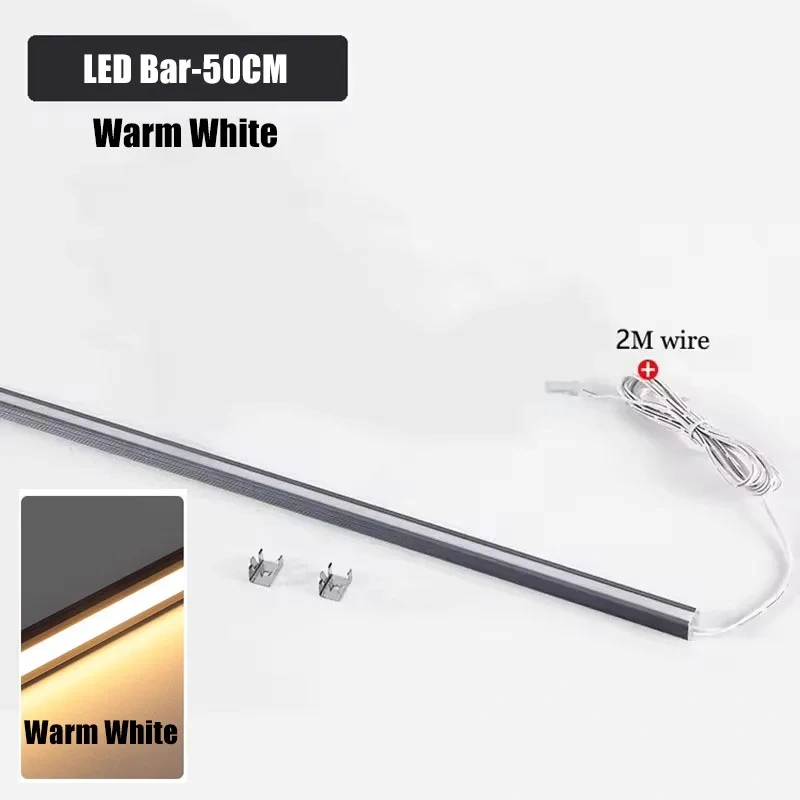 Led Cabinet Light 12V Led Aluminum Profile Hard Strip Light Display Cabinet Wine Cabinet Spot Light Closet Furniture Lighting