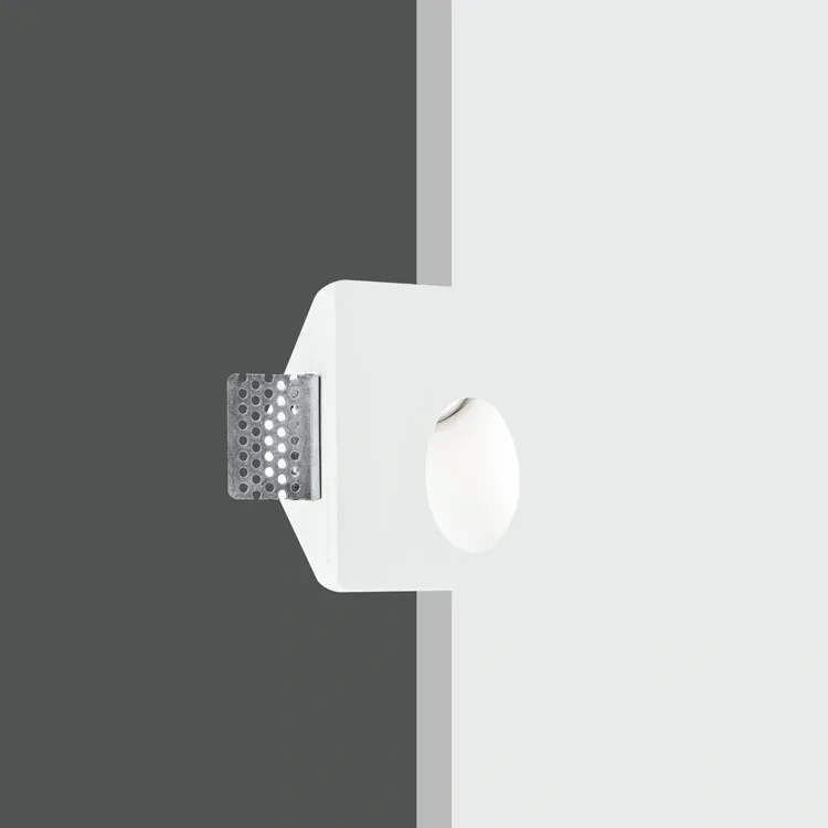Recessed Gypsum Downlight Ceiling Lamp Gu10 Led Stair Case Lamp Wall Washer Spotlight Living Room Bedroom Aisle Home Lighting