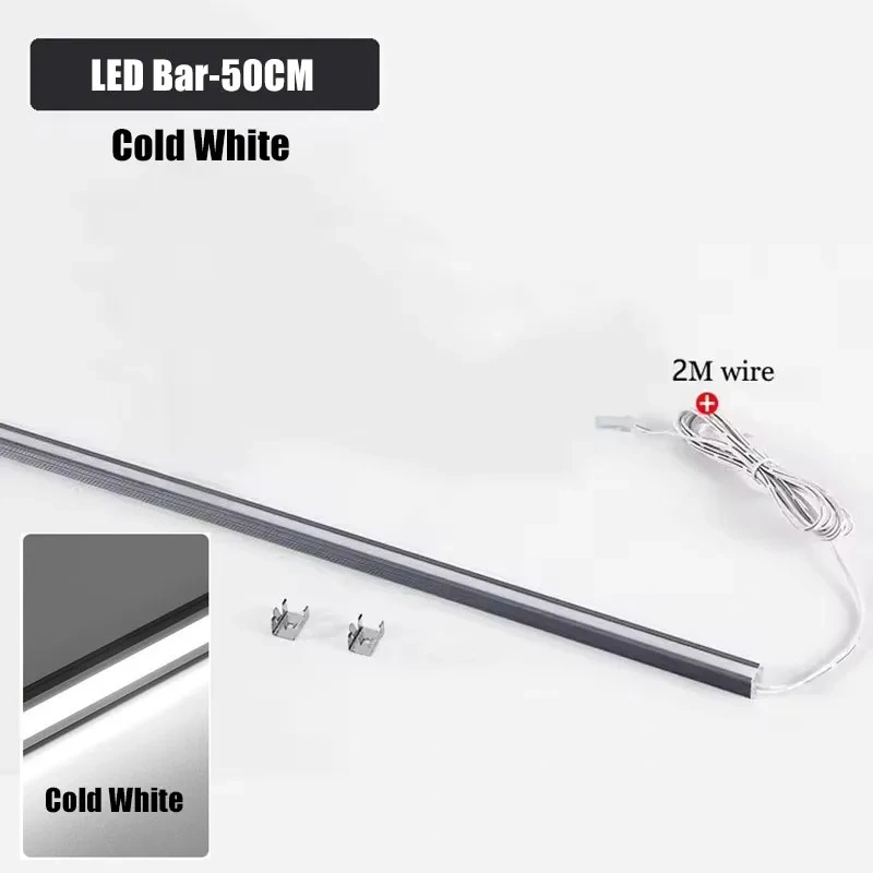 Led Cabinet Light 12V Led Aluminum Profile Hard Strip Light Display Cabinet Wine Cabinet Spot Light Closet Furniture Lighting