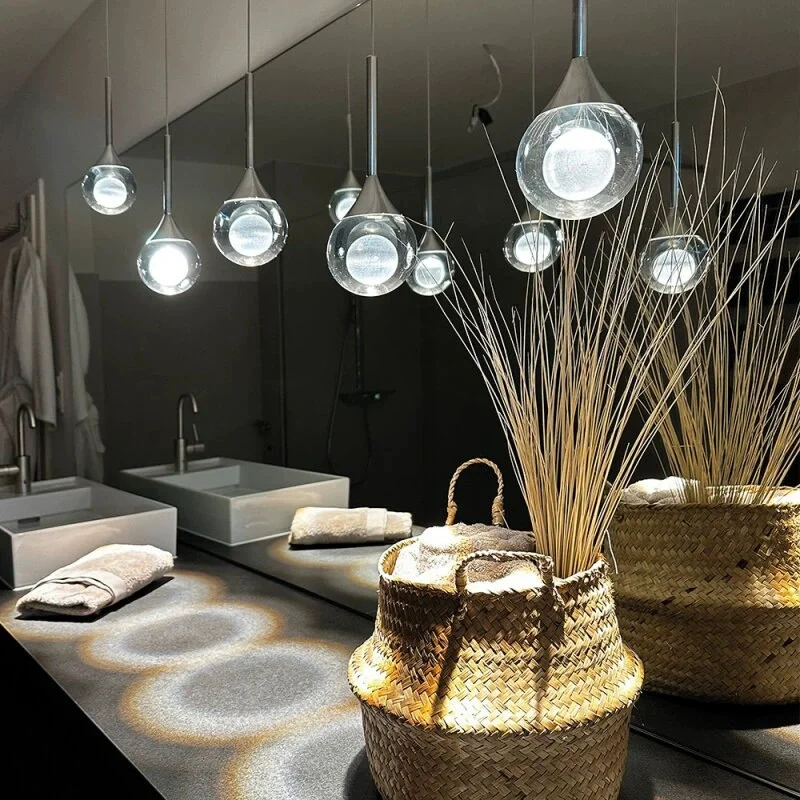 Ltalian Luxury Crystal Pendt Lamp Creative Ceiling Light Indoor Decoration Lighting fFixture Living Room Bar Counter Pendt Light