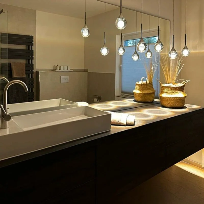 Ltalian Luxury Crystal Pendt Lamp Creative Ceiling Light Indoor Decoration Lighting fFixture Living Room Bar Counter Pendt Light