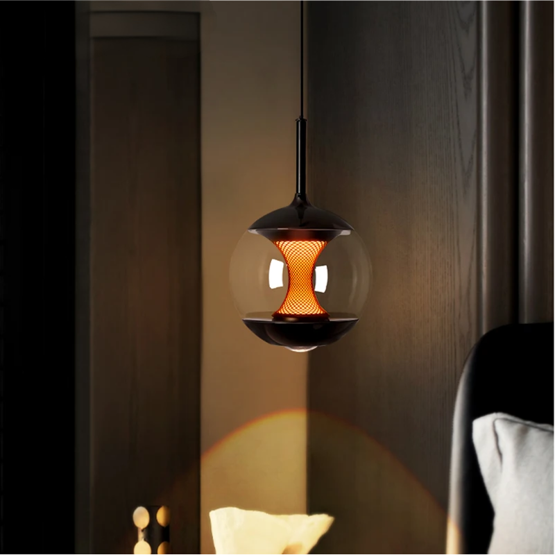 New Modern LED Glass Pendant Light For Bedroom Living Room Dining Room Study Home Ceiling Lighting Room Decoration Bedside Lamp