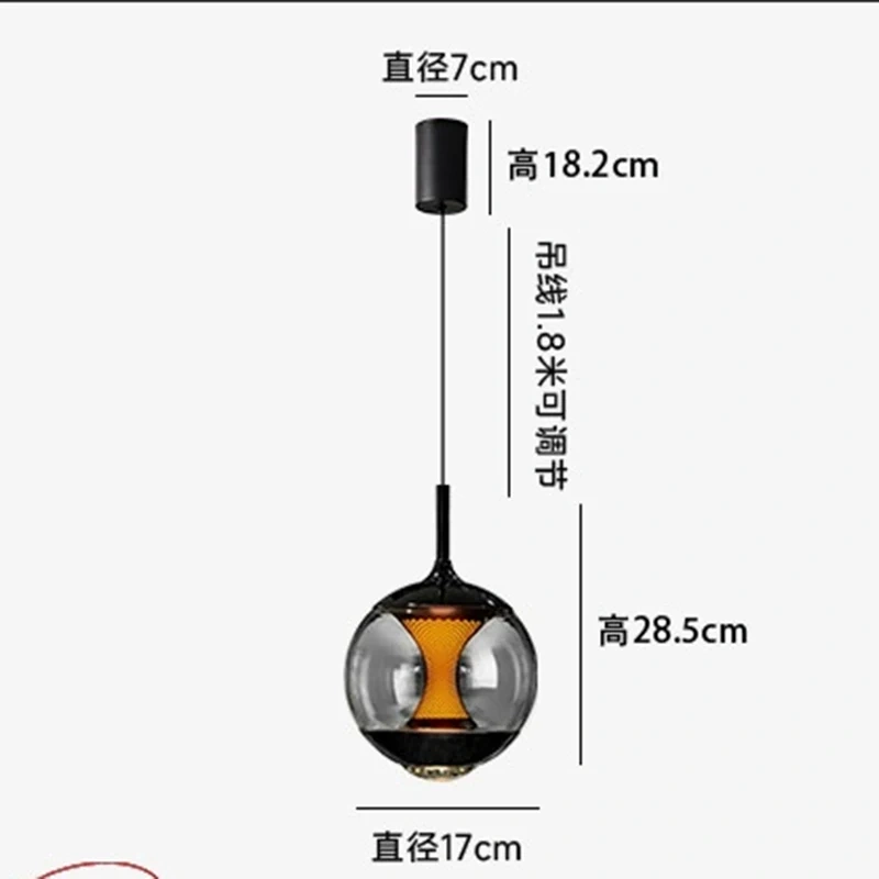 Italian Minimalist High end Elevating Pendant Restaurant Bar Pendant Bedroom Bedhead Pendant Interior Decoration Lighting lights