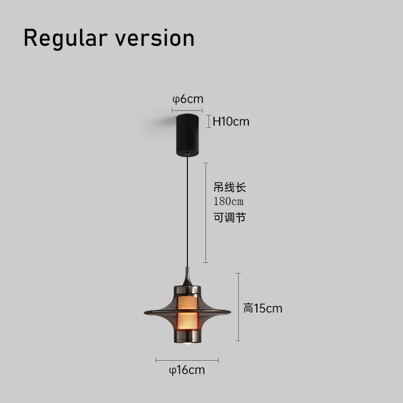Italian Style Light Luxury Pendant Lamp Bedroom Bedside Lamp With Adjustable Pendant Light Line Lamp Living Room Ambient Lights