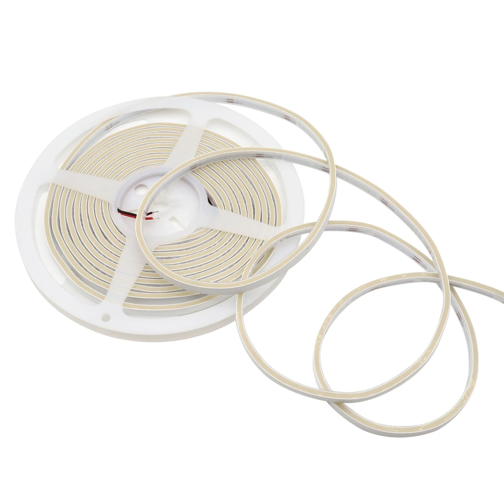 IP68 Waterproof 4mm Ultra Thin Side Glow COB LED Strip Neon Light Design 3000K 4000K 6000K Cuttable 12V 24V Side View LED Tape