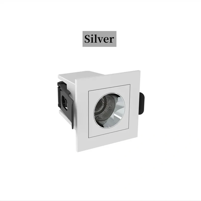 Grille light embedded LED downlight COB line light living room bedroom wall wash light anti-glare strip spotlight 2W4W6W8W10W18W