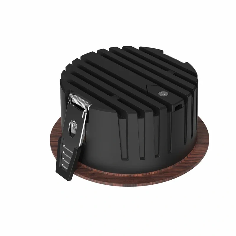 2025 New Anti-glare Tube Light Walnut/Log Modern Minimalist Style Curved living room villa LED spotlights 110V/220V 10W12W15W18W