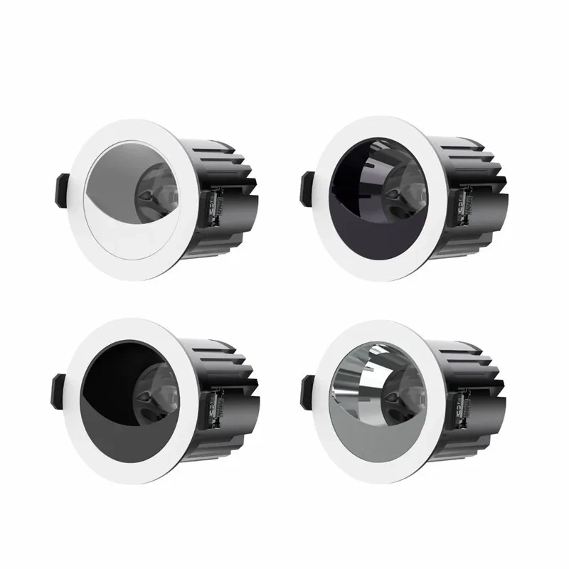 Embedded LED vanity beauty lamp. 75mm hole, anti-glare lamp, suitable for makeup table. Household hotel villa 110V/220V.8W10W12W