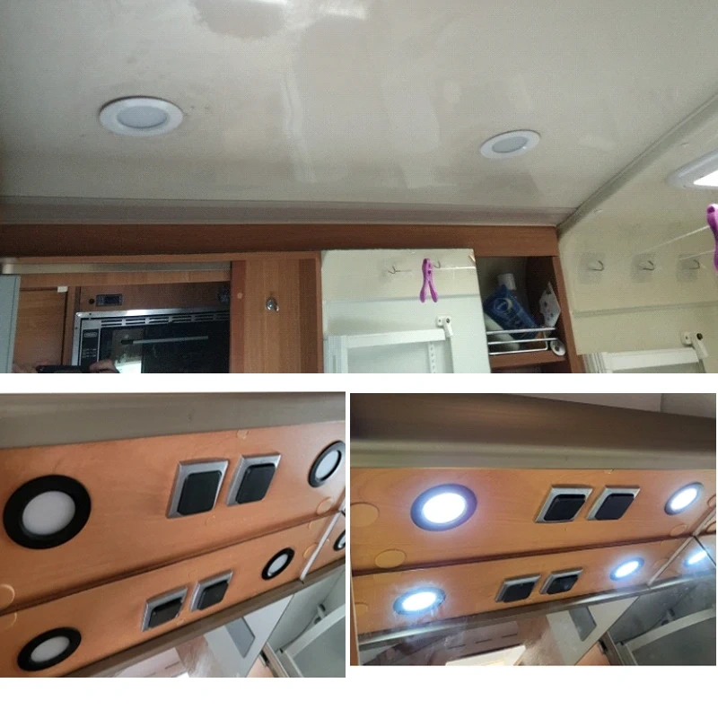 Mini LED Downlight DC12V 24V Ultra-Thin 3W 5W Embedded Room Decor Small Spotlight Ceiling Kitchen Bathroom Camping vehicle Light