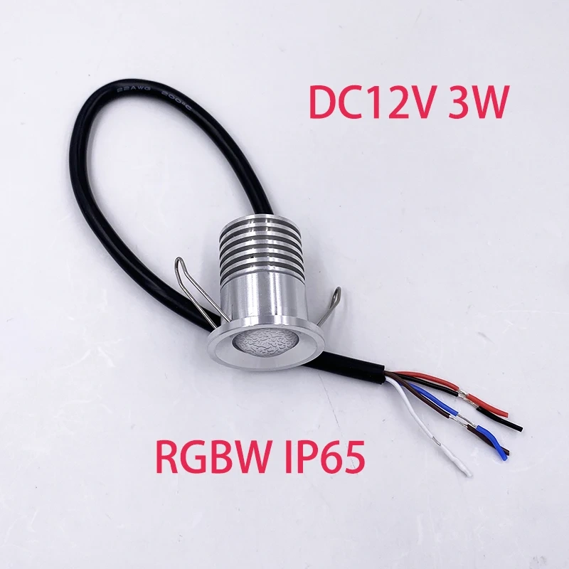 IP65 3W 12V Mini Led Spot RGB RGBW Outdoor Spotlight Shopping Mall Hotel KTV Dimmable Room Decor Sauna Waterproof Recessed Lamp