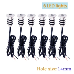 6 LED lights