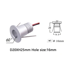 D16mm1W Silver 60D