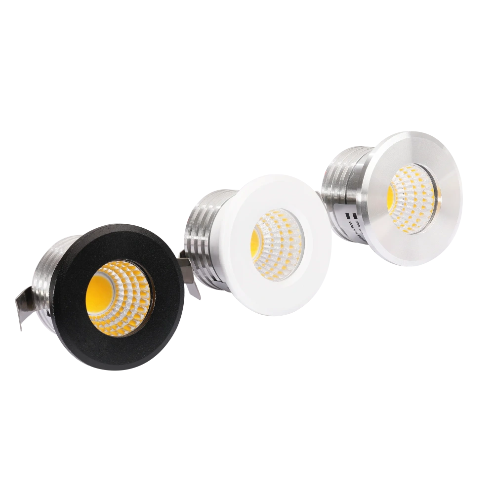 Interior Home Recessed Ceiling LED Spot Downlight 3W Lights Hole 30mm 3000K 4000K 5000K 6000K DIY Design Artistic Lighting