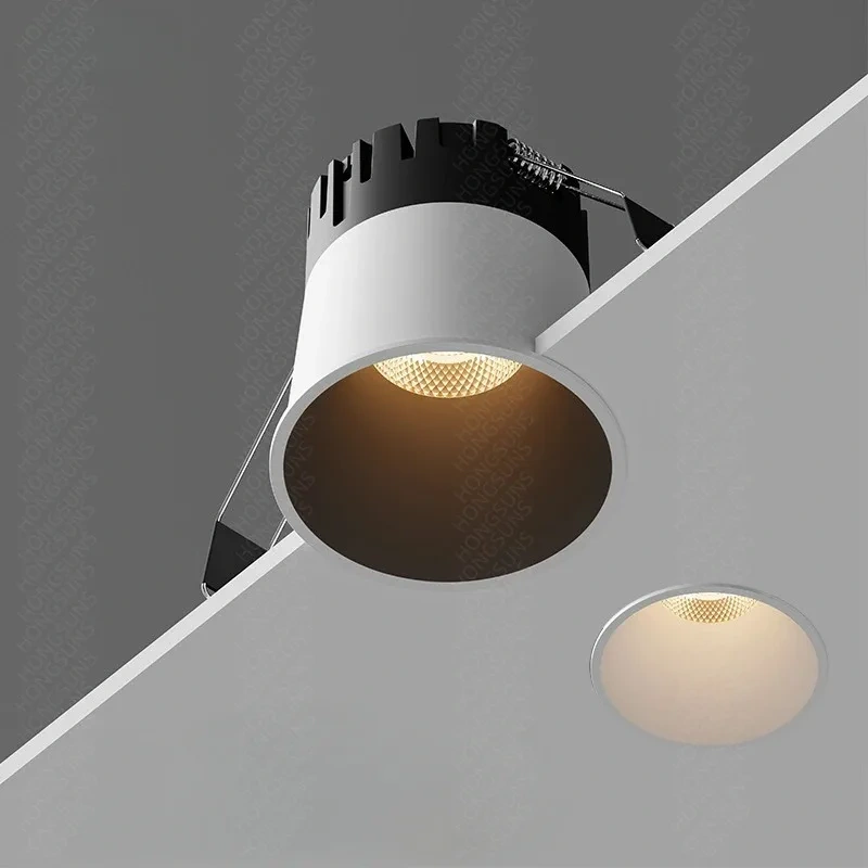 LED Recessed Downlight Tuya Zigbee/ DALI Smart Modern Spotlight Indoor Anti-glare CRI97 Ceiling Light for Living Room Bedroom