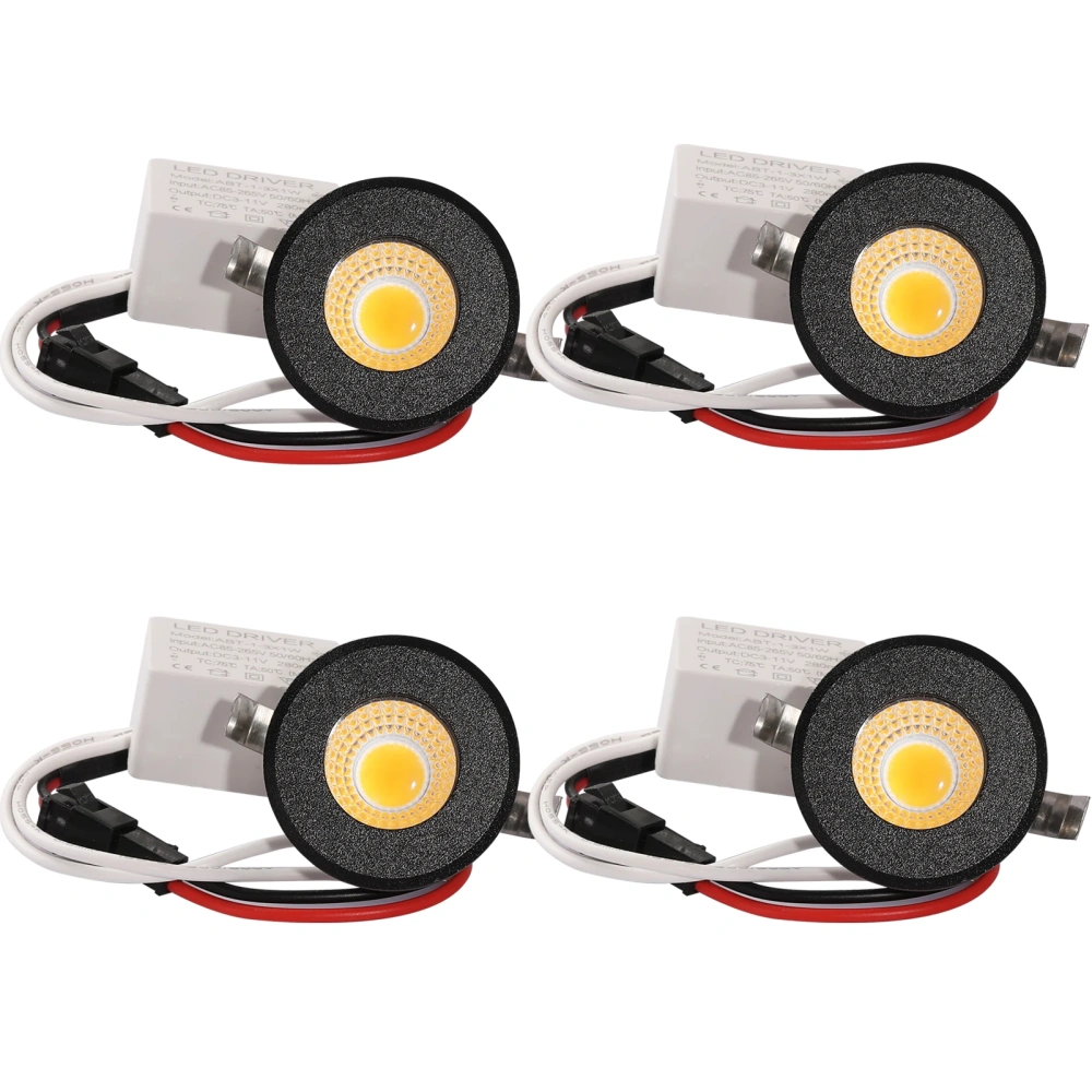 Interior Home Recessed Ceiling LED Spot Downlight 3W Lights Hole 30mm 3000K 4000K 5000K 6000K DIY Design Artistic Lighting