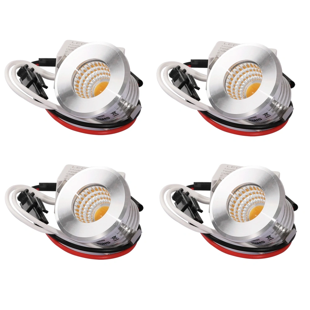 Interior Home Recessed Ceiling LED Spot Downlight 3W Lights Hole 30mm 3000K 4000K 5000K 6000K DIY Design Artistic Lighting