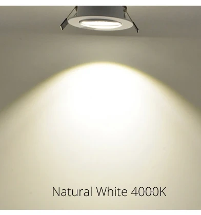 1pcs Spot led  3W 4W 5W 7W Downlight Residential Dimmable Warm Nature Pure White Recessed LED Lamp Light Adjustable AC110V220V