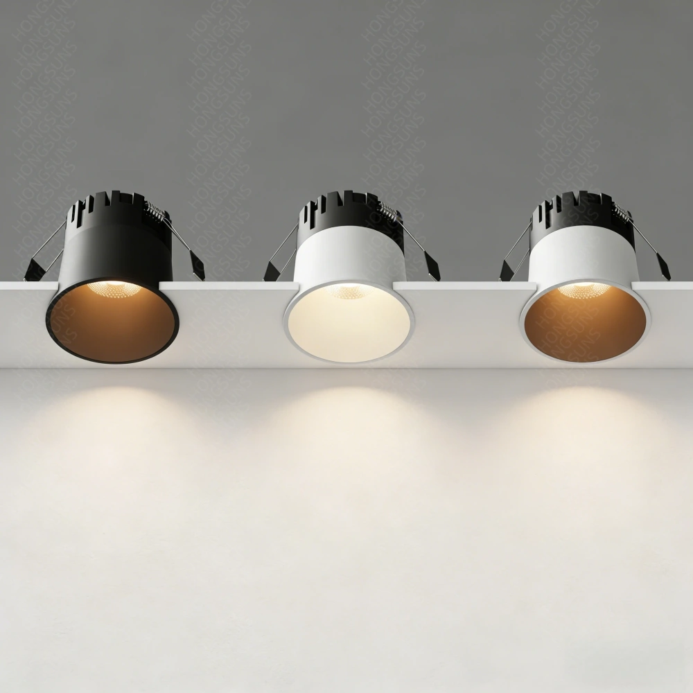 LED Recessed Downlight Tuya Zigbee/ DALI Smart Modern Spotlight Indoor Anti-glare CRI97 Ceiling Light for Living Room Bedroom