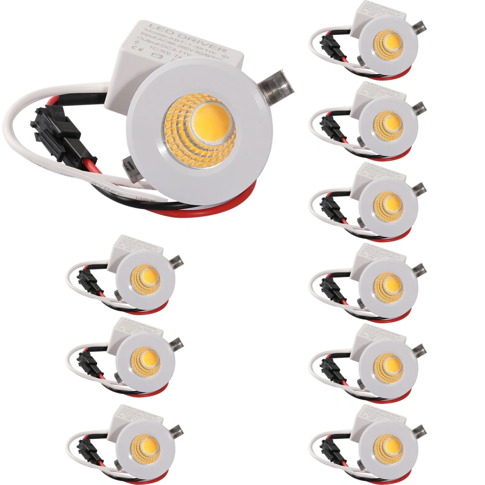 Interior Home Recessed Ceiling LED Spot Downlight 3W Lights Hole 30mm 3000K 4000K 5000K 6000K DIY Design Artistic Lighting