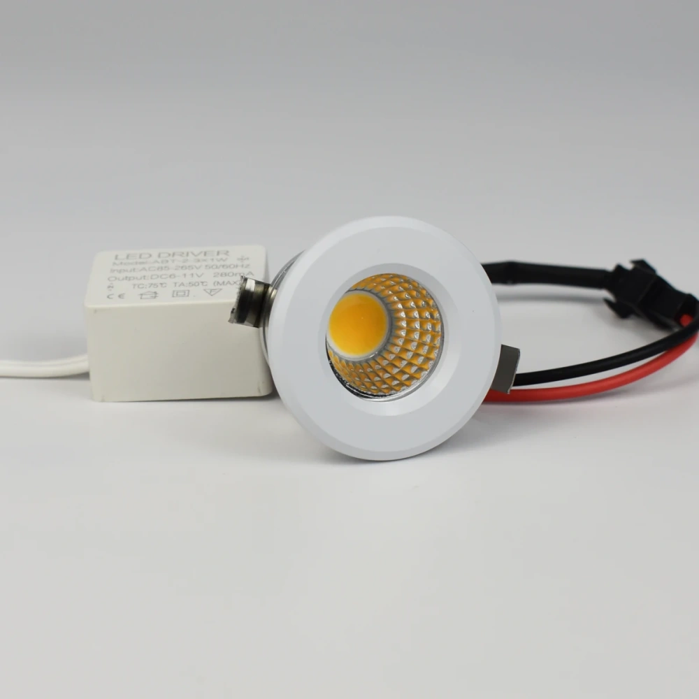 10-Pack Mini Spot led COB 3W Dimmable Reccesed Star Ceiling  Lamp Cabinet Light Indoor Lighting AC110V 220V