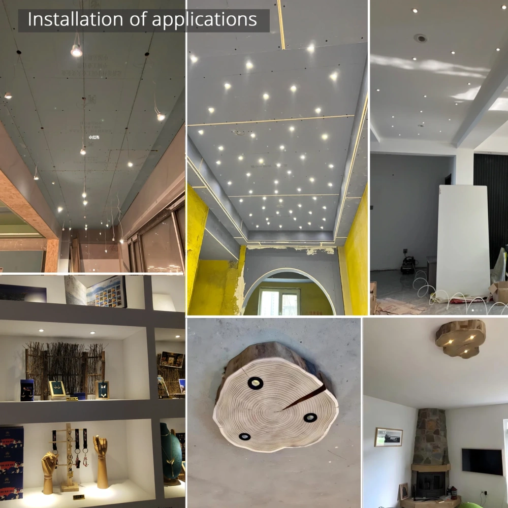 Interior Home Recessed Ceiling LED Spot Downlight 3W Lights Hole 30mm 3000K 4000K 5000K 6000K DIY Design Artistic Lighting