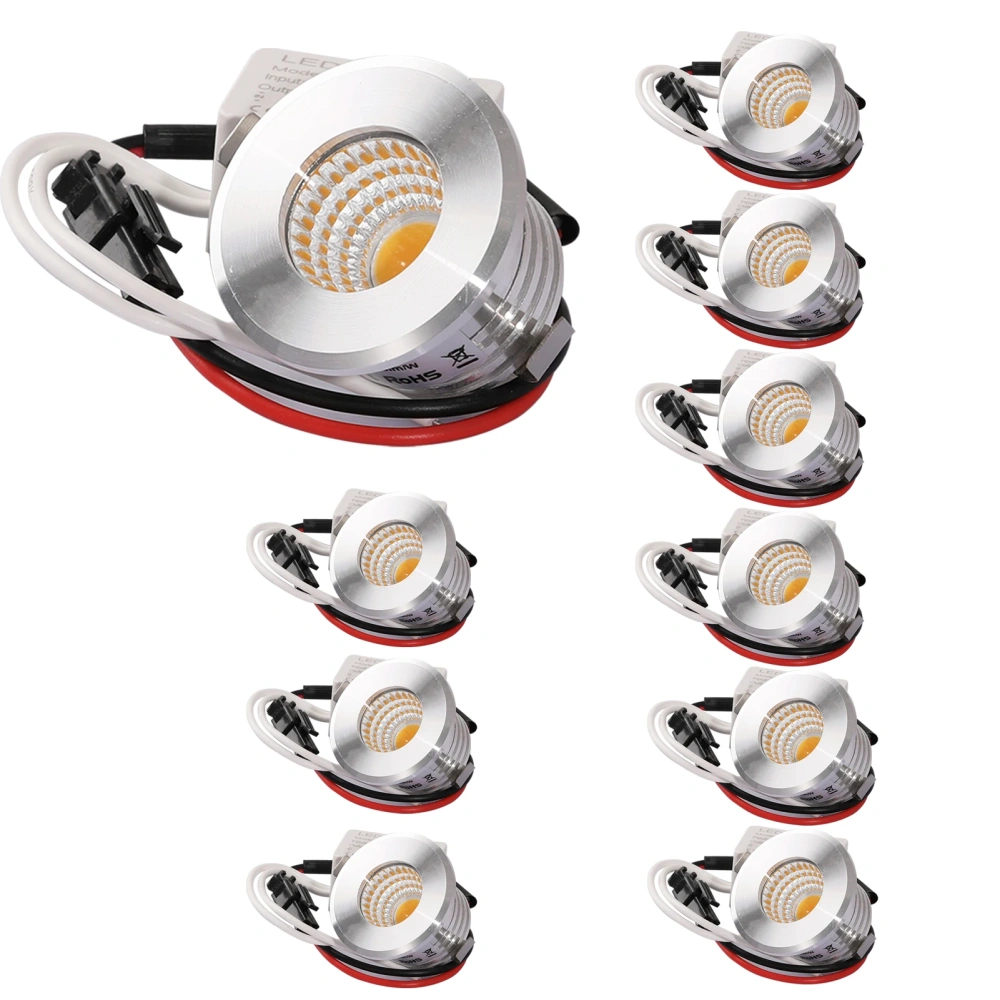 Interior Home Recessed Ceiling LED Spot Downlight 3W Lights Hole 30mm 3000K 4000K 5000K 6000K DIY Design Artistic Lighting