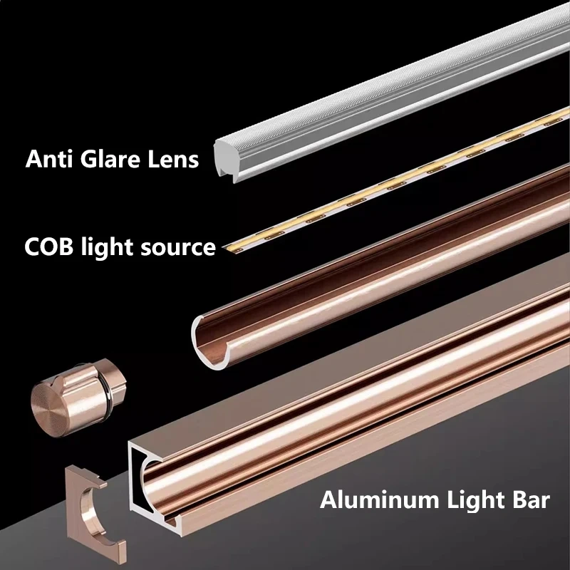 Model 1515 Advanced Light Luxury Custom Rotatable Embedded Inside Led Smart Sensor Wine or Jewelry Display Under Cabinet Light