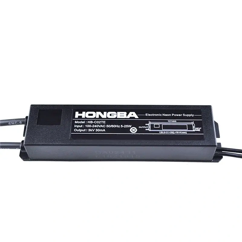 Exquisite-3X HONGBA Neon Light Sign Electronic Transformer Power Supply 3KV 30MA 5-25W Neon Light Transformer