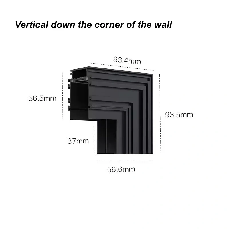 Embedded Magnetic Track Light, LED Recessed Rail Lamp System, Safe DC48V Modern Magnet Ceiling Spotlight for Living Room Bedroom