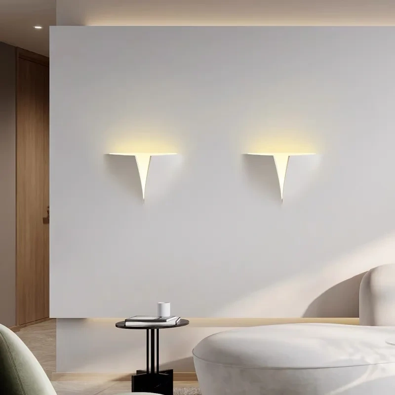 New Fashion Embedded Gypsum Wall Lamp Creative Living Room Hotel Hallway Aisle LED Wall Lights Indoor Art Decor Sconce Lighting