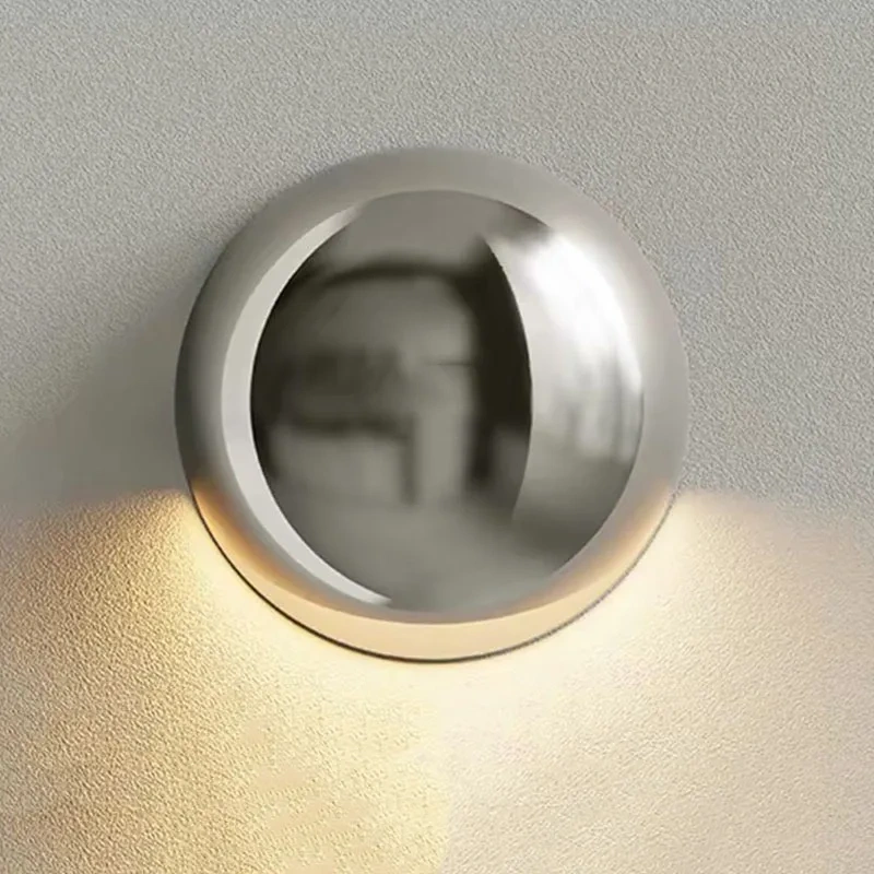 White/Black/Silvery Iron Wall Lamp Modern Living Room Bedroom Corridor Hotel Decor LED Wall Light Indoor Industrial Lighting