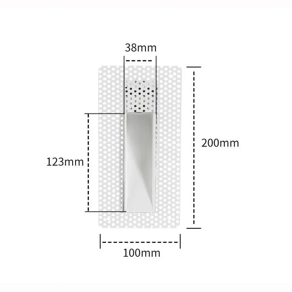 Embedded Frameless LED Step&Stair Wall Lamps 3W Motion Sensor Indoor Bedroom Ladder Foyer Corner Intelligent Night Light