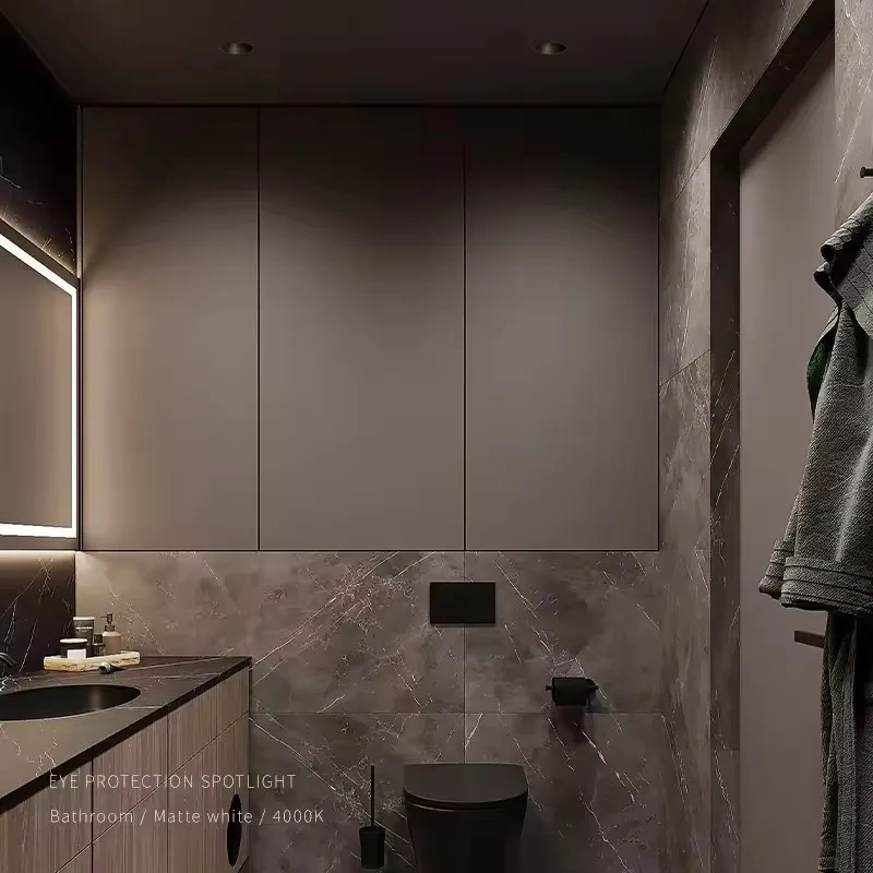 Recessed LED COB Downlight Waterproof IP65 Ceiling Light Modern Kitchen Bathroom Ceiling Lamps Spotlight Home Lighting Decor