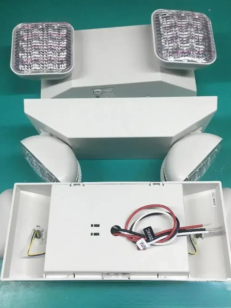 Led Emergency Light Wall Mounted Light Adjustable Emergency Lamp Home Power Failure Commercial Exit Lighting Fixtures Ac 85-265v