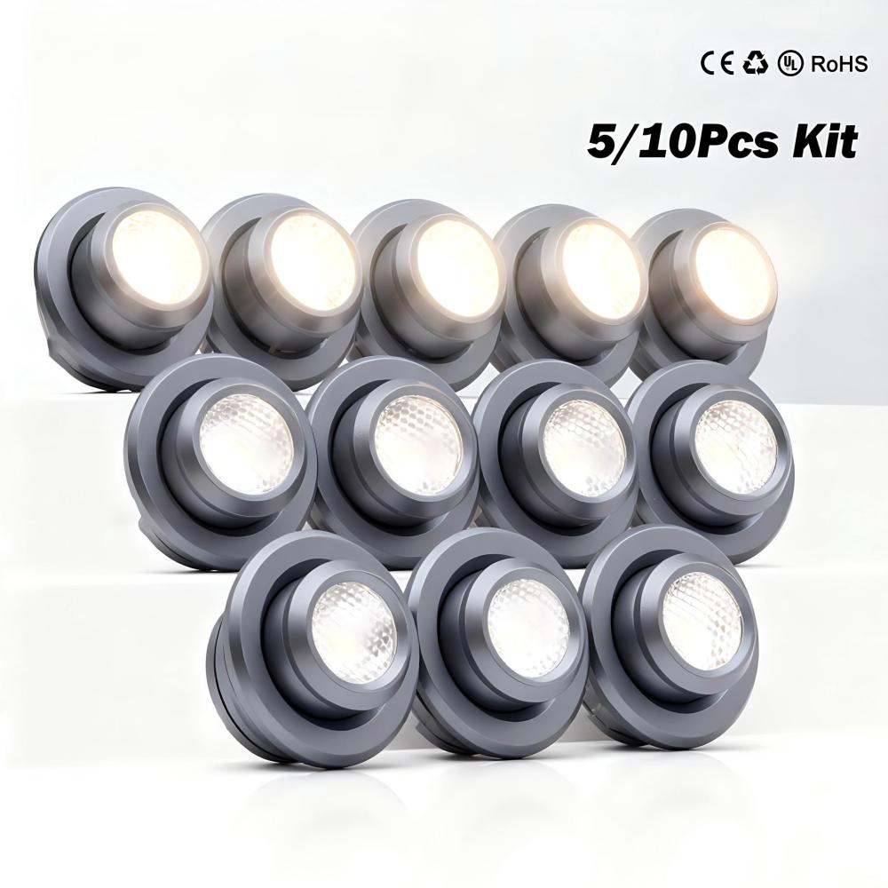 12V Adjustable Mini LED Spotlight White Warm Natural 1W Ceiling Light for Shop Mall Jewelry Cabinet Showcase Counter Lamp Decor